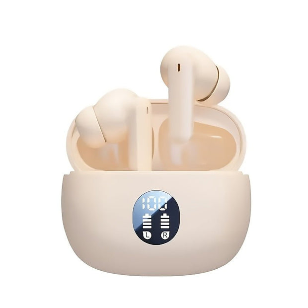 Wireless Noise Cancelling Earbuds with LED Display - Perfect for Running! - CLIP GADGETS