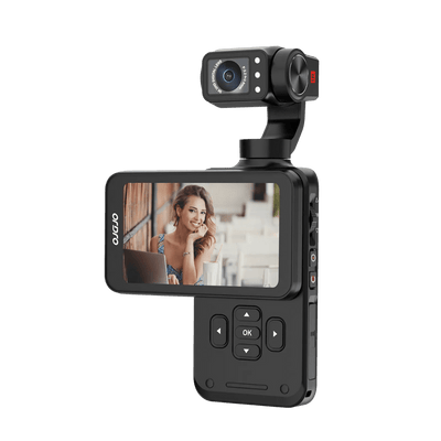 Ordro M5 5K Vlog Pocket Camera 3-Axis Anti-shake Camcorder with Face Tracking & Night Vision - CLIP GADGETS