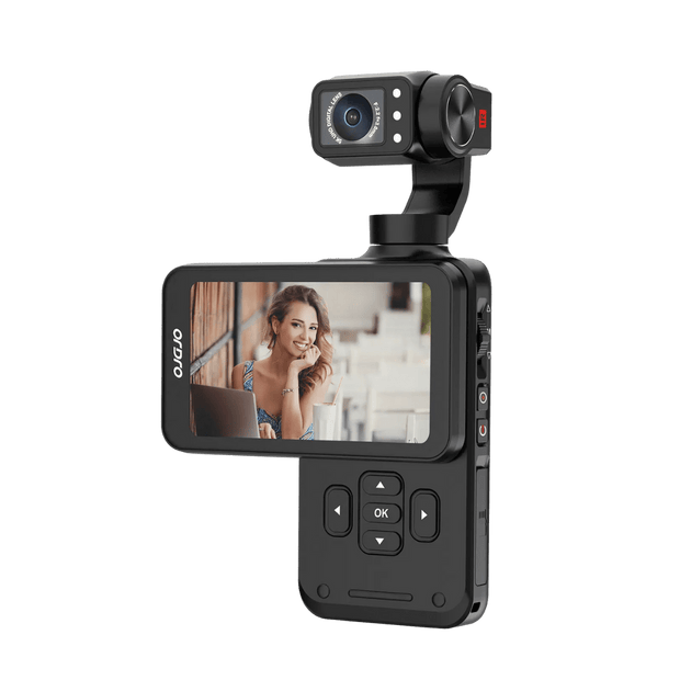 Ordro M5 5K Vlog Pocket Camera 3-Axis Anti-shake Camcorder with Face Tracking & Night Vision - CLIP GADGETS