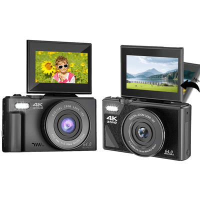 Vintage 4K Digital Camera for YouTube Vlogging - Ourlife AC600 - clip memories