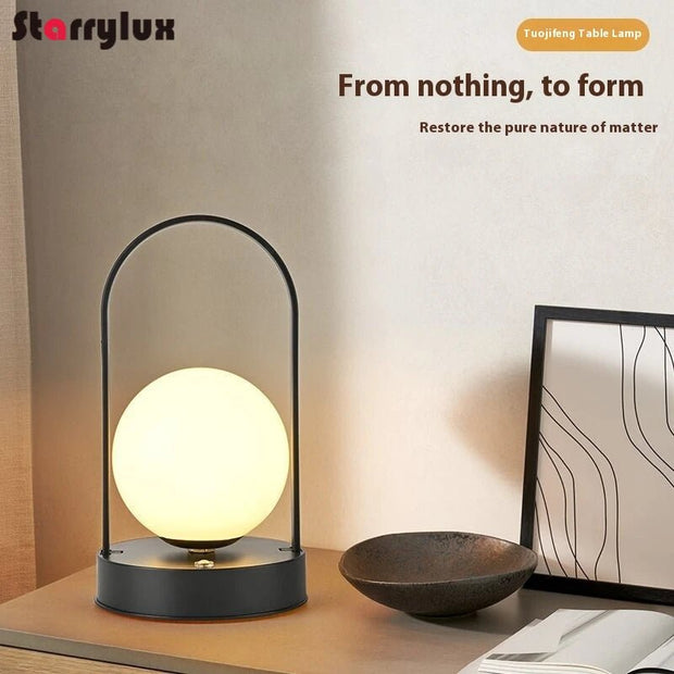 3-in-1 Portable LED Dimmable Night Light for Camping - White/Black/Blue - clip memories