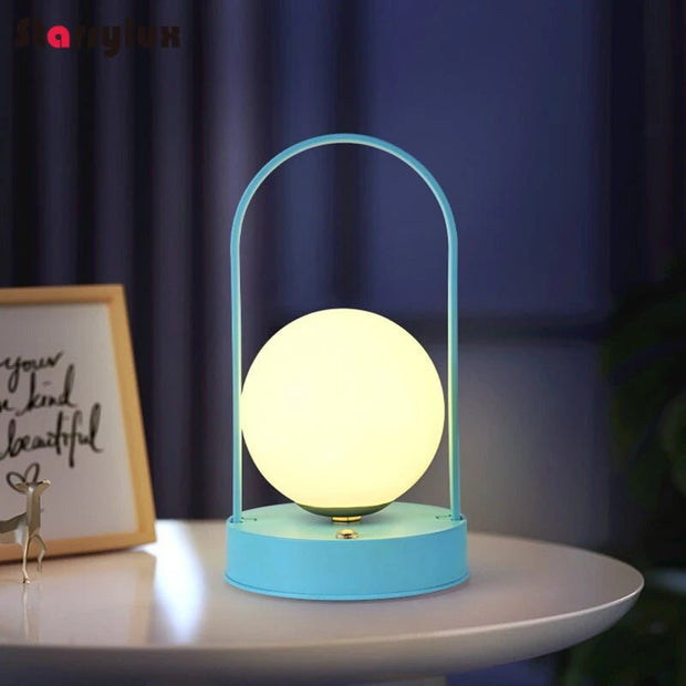 3-in-1 Portable LED Dimmable Night Light for Camping - White/Black/Blue - clip memories