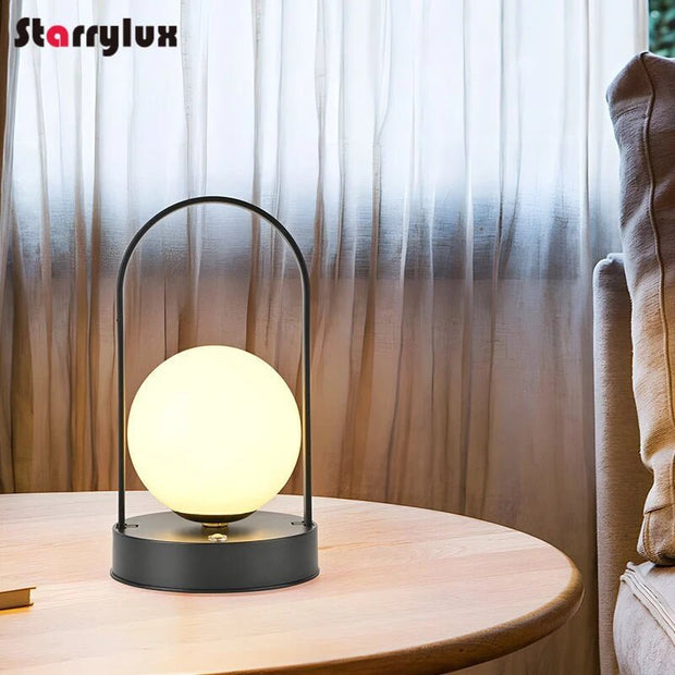3-in-1 Portable LED Dimmable Night Light for Camping - White/Black/Blue - clip memories