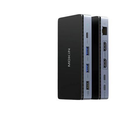 Portable USB C Hub Laptop Docking Station Multi - Port Adapter with HDMI RJ45 PD3.0 for Mac Windows - CLIP GADGETS