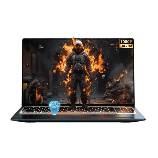 Portable Xiaman Windows 11 Laptop with AMD A4 - 7210 MX350 - 15.6" IPS Display & Fingerprint Reader - CLIP GADGETS