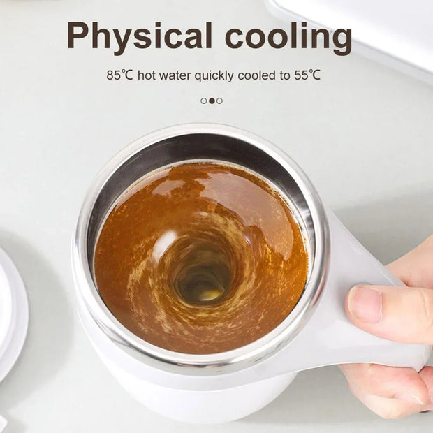 Rechargeable Electric Lazy Milkshake Mug - Automatic Stirring Blender - clip memories
