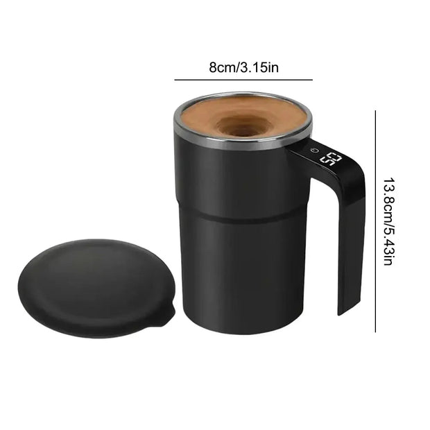 Rechargeable Electric Lazy Milkshake Mug - Automatic Stirring Blender - clip memories