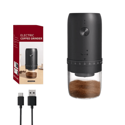 Rechargeable Portable Coffee Grinder with 40 Adjustable Gears - CLIP GADGETS