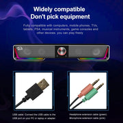 REDRAGON Darknets RGB Bluetooth Speaker Column for PC - CLIP GADGETS