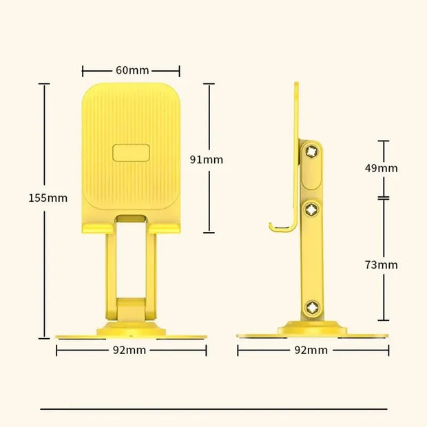 Rotating phone stand foldable desktop TV show lazy person