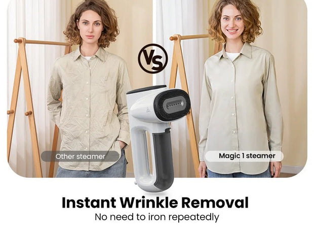 2-in-1 Self-Suction Vacuum Iron: Clothes & Mite Remover - clip memories