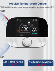 Smart WiFi RF Wireless Thermostat for Gas Boiler Floor Heating Control - CLIP GADGETS