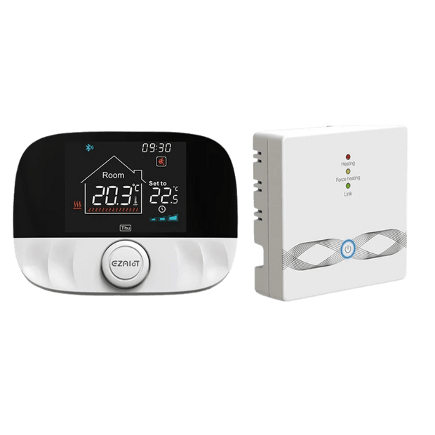 Smart WiFi RF Wireless Thermostat for Gas Boiler Floor Heating Control - CLIP GADGETS