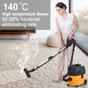 High Temp Sterilization Steam Carpet Cleaner & Vacuum - Car Wash Wet/Dry Machine - clip memories