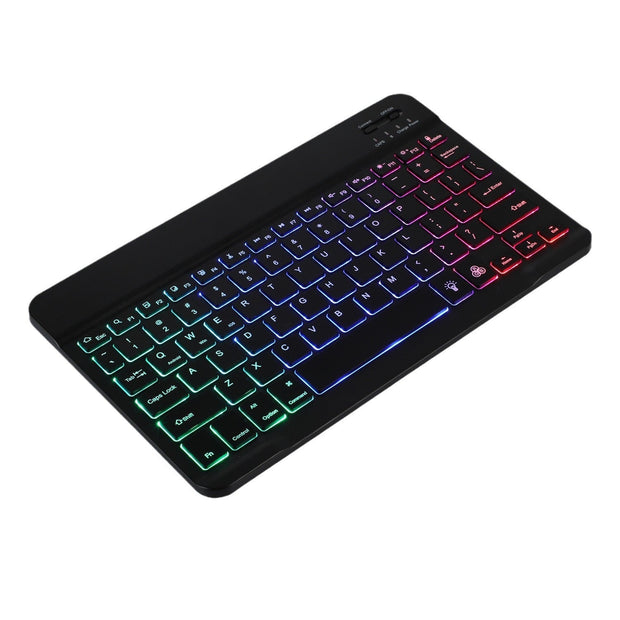 Suitable for iPad gradient luminous wireless keyboard and mouse - clip memories