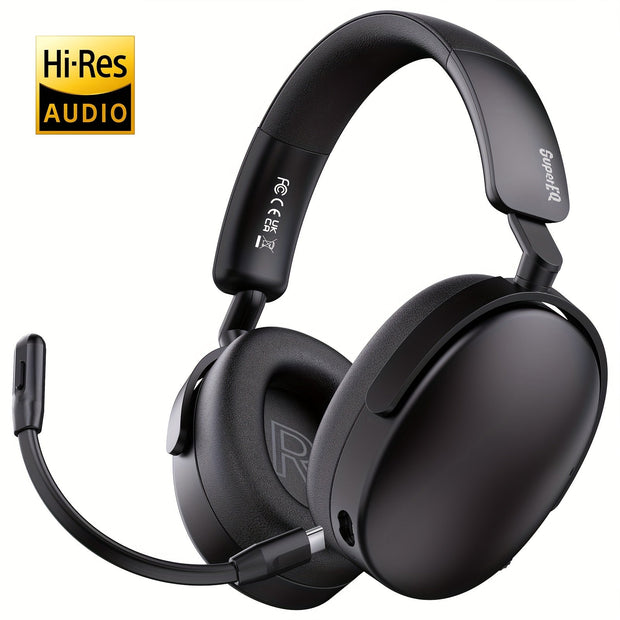 SuperEQ A200 Wireless ANC Over Ear Headphones - Hi-Res Audio, 6-Mic AI ENC, 100hr Playtime - CLIP GADGETS