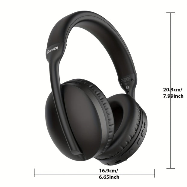SuperEQ S6001 Wireless Headphones - 20H Playtime, FM Radio, 4-in-1 - Compatible with PC/Mbile - CLIP GADGETS