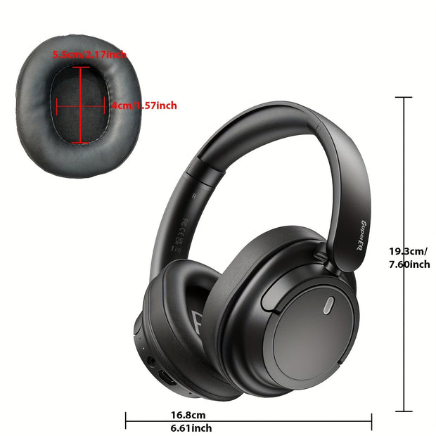 SuperEQ V16 Wireless Over Ear Headphones with Mic, Bass Mode, 90H Playtime - CLIP GADGETS
