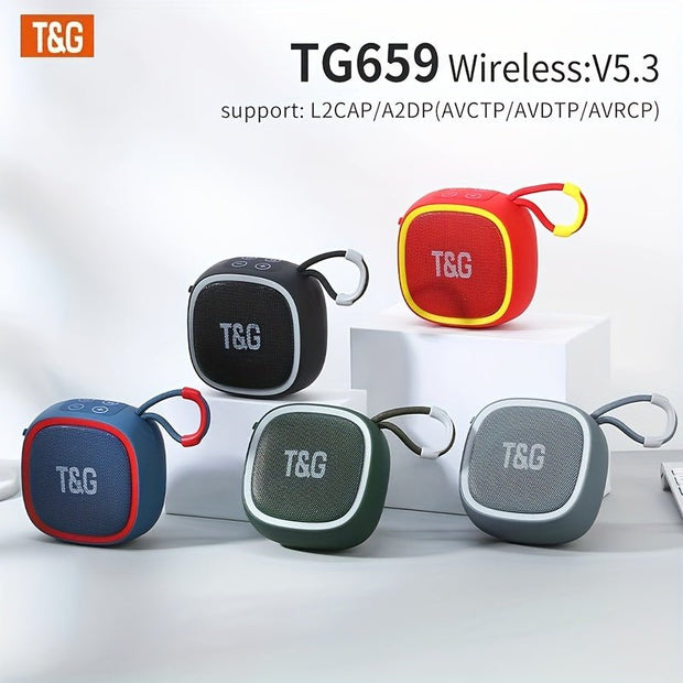 TG659 Portable Wireless Speaker - Loud Stereo Sound, USB-Powered - CLIP GADGETS
