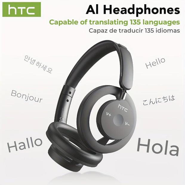 HTC HP06 AI Translation Wireless Sports Headphones - CLIP GADGETS