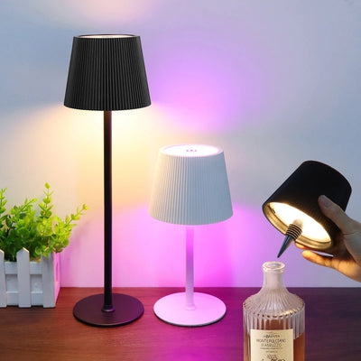 Rechargeable LED Table Lamp - Dimmable Night Light for Indoor Outdoor Decor - clip memories