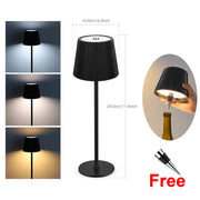 Rechargeable LED Table Lamp - Dimmable Night Light for Indoor Outdoor Decor - clip memories