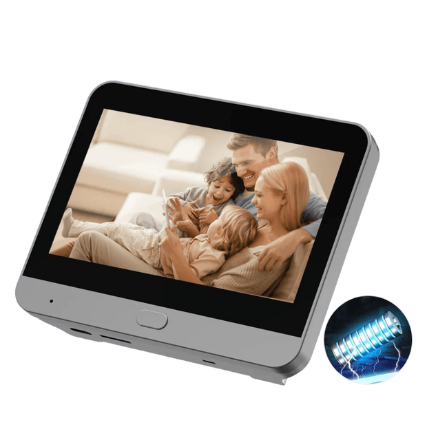 Smart Doorbell Camera with Wifi, Alexa Compatible - Tuya Smart 3MP Mini Peephole Eye Viewer - CLIP GADGETS