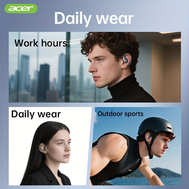HiFi TWS Wireless Headphones with Heavy Bass Stereo & Noise Cancellation, Stylish Christmas Design - CLIP GADGETS