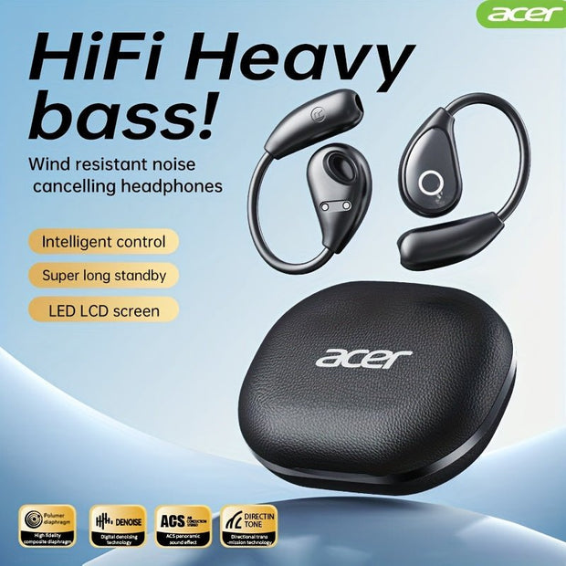 HiFi TWS Wireless Headphones with Heavy Bass Stereo & Noise Cancellation, Stylish Christmas Design - CLIP GADGETS