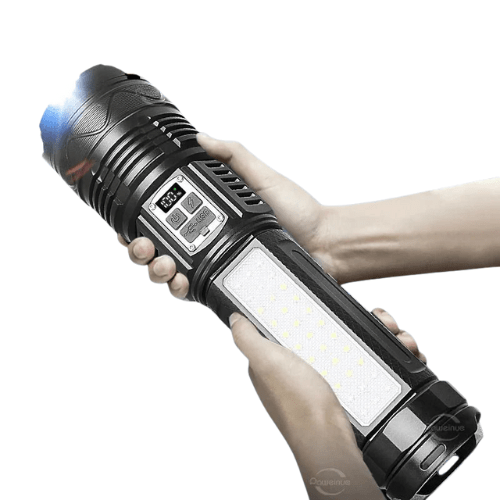 Ultra Bright Tactical Flashlight Rechargeable Type - c USB 1000000LM Long Range Torch - Campify