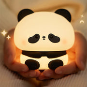 Cute Panda USB Rechargeable Night Light_LED Timer Kids Bedside Lamp - clip memories