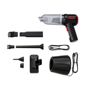 Cordless 2in1 Vacuum Air Blower Mini Duster: Electric Cleaner for Keyboard, Pet Hair, Laptop & More - clip memories