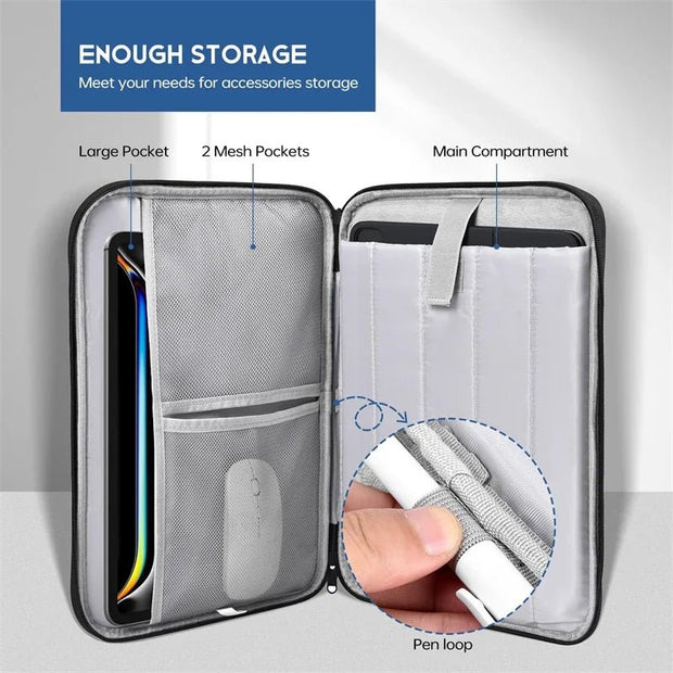 Waterproof Shockproof MacBook Air Pro Laptop Sleeve Case - 13-16 Inch Cover - clip memories