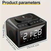 Smart Wireless Clock Speaker with USB Charging - Ideal Bedroom Timekeeper & Sound System - CLIP GADGETS