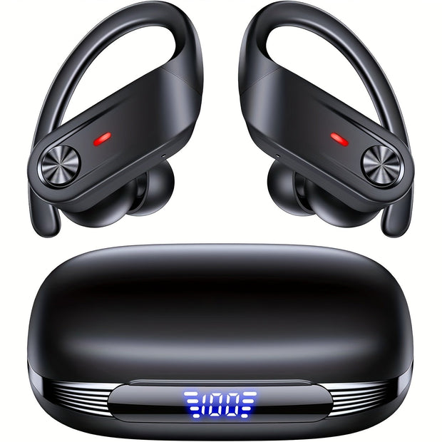 Premium Wireless Earbuds with Deep Bass & Mic for Sports - CLIP GADGETS