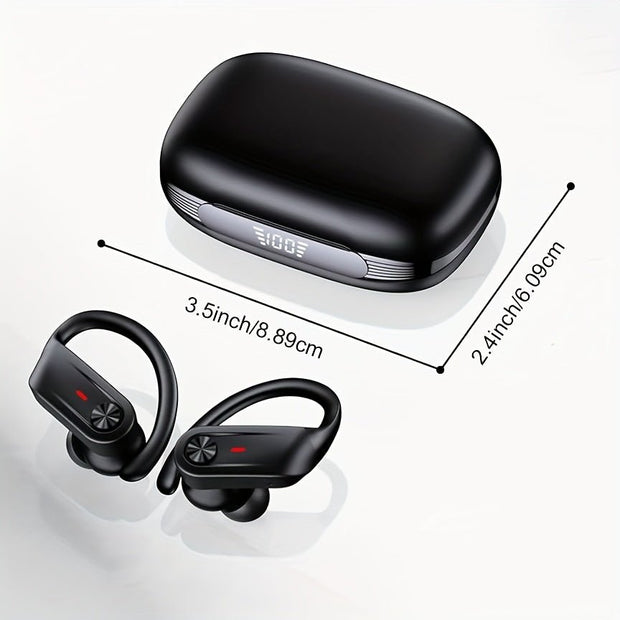 Premium Wireless Earbuds with Deep Bass & Mic for Sports - CLIP GADGETS
