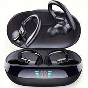 Ultimate Wireless Earphones with Charging Display & Mic, Auto Pairing, Long Battery Life - CLIP GADGETS