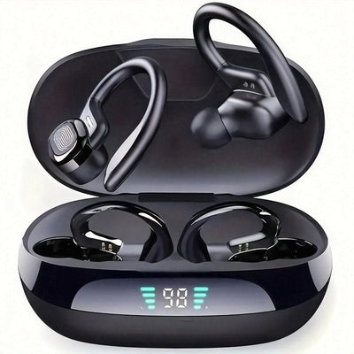 Ultimate Wireless Earphones with Charging Display & Mic, Auto Pairing, Long Battery Life - CLIP GADGETS