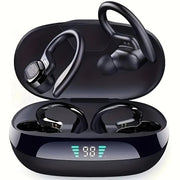 Ultimate Wireless Earphones with Charging Display & Mic, Auto Pairing, Long Battery Life - CLIP GADGETS