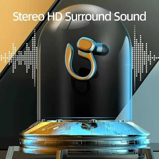 Ultimate Wireless Earphones with Charging Display & Mic, Auto Pairing, Long Battery Life - CLIP GADGETS