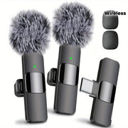 Professional Wireless Microphone: Rechargeable Omnidirectional Mic - CLIP GADGETS
