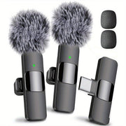 Professional Wireless Microphone: Rechargeable Omnidirectional Mic - CLIP GADGETS