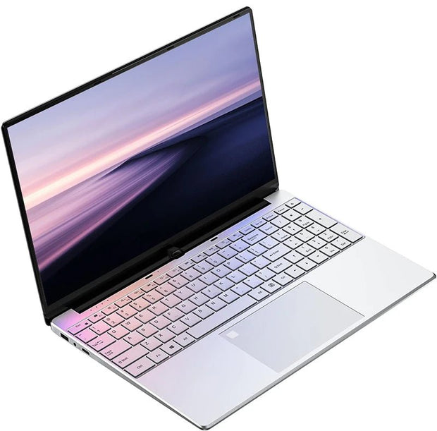 Xiaman 15.6" Laptop - Intel Pentium 7505, Windows 11, Portable Gamer Notebook - clip memories