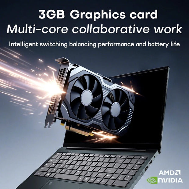 Portable Xiaman Windows 11 Laptop with AMD A4-7210 MX350 - 15.6" IPS Display & Fingerprint Reader - clip memories