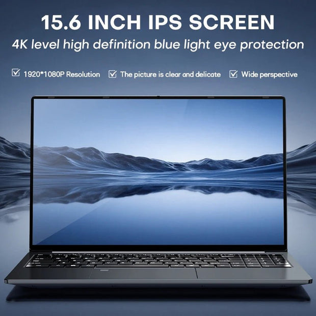 Portable Xiaman Windows 11 Laptop with AMD A4-7210 MX350 - 15.6" IPS Display & Fingerprint Reader - clip memories