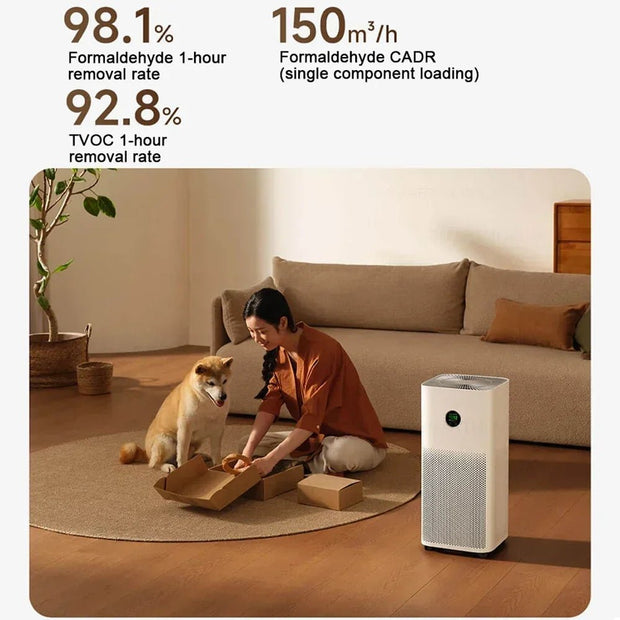 Xiaomi Mijia Air Purifier 5 - Home Allergies Pets Hair Solution, Covers 28-48㎡, CN Version - clip memories