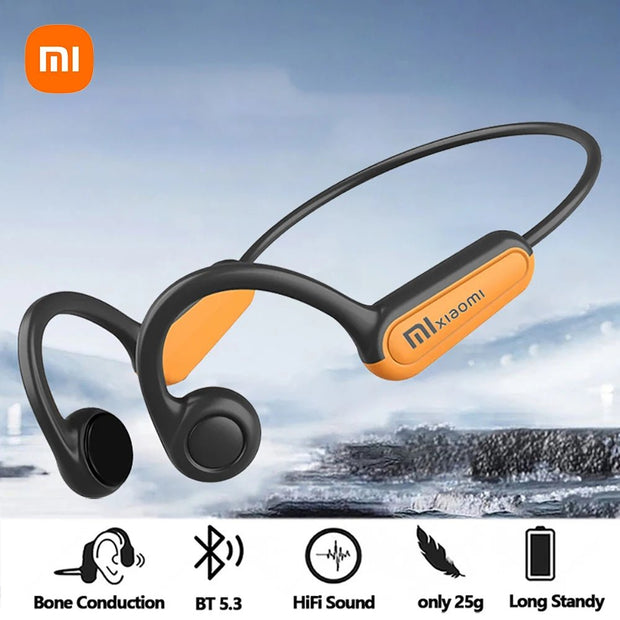Xiaomi Bone Conduction Earphones: Bluetooth 5.3 Sports Wireless Headphones with Ear Hook, Waterproof - clip memories