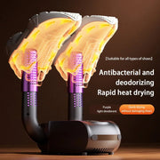 Xiaomi Smart Telescopic Shoe Dryer - Touch Screen Timer, Foldable & Quick Drying Household Heater - clip memories