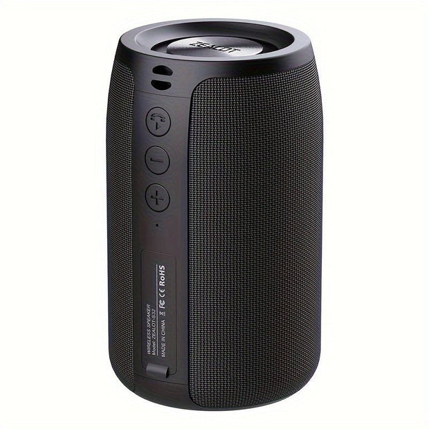 ZEALOT S32 Wireless Speaker - Subwoofer Mode, TWS Stereo, 10W, USB-C Fast Charge,Portable - CLIP GADGETS