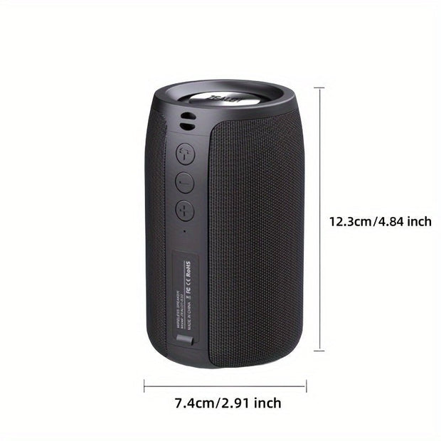ZEALOT S32 Wireless Speaker - Subwoofer Mode, TWS Stereo, 10W, USB-C Fast Charge,Portable - CLIP GADGETS